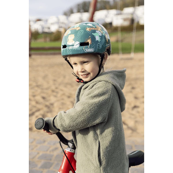 ABUS Fietshelm SKURB KID Green Jungle-S - Image 2