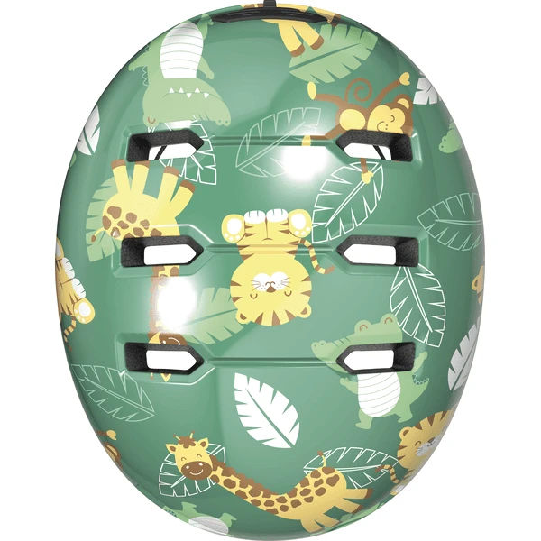 ABUS Fietshelm SKURB KID Green Jungle-S - Image 3