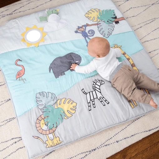 Aden + Anais™ Baby Bonding Play Mat 114 X 114 Cm - Afbeelding 2