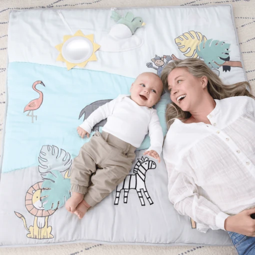 Aden + Anais™ Baby Bonding Play Mat 114 X 114 Cm - Afbeelding 5