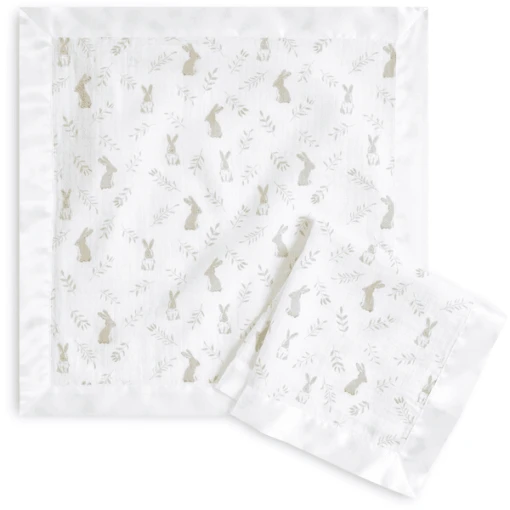 Aden +anais™ Musslin Knuffeldoekje 2-pack Blush Ing Bunnies - Afbeelding 3