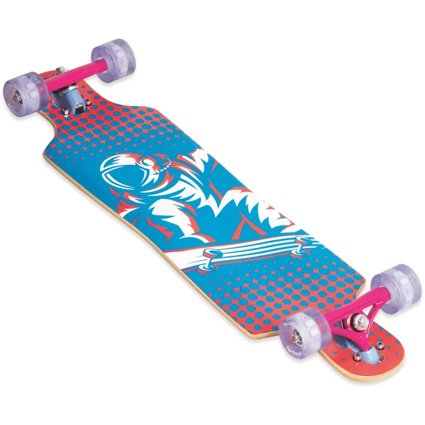 AUTHENTIC SPORTS Lang Board Compact ABEC 7 Space , Met Verlichte Wielen - Afbeelding 4