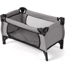 BAYER CHIC 2000 Deluxe Poppenreisbedje Melange Grijs -Randwinkel Voor Kinderen bayer chic 2000 deluxe poppenreisbedje melange grijs a355982 3