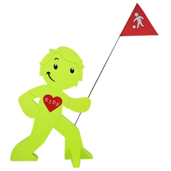 BEACHTREKKER Straat Buddy Waarschuwingsfiguur Voor Meer Veiligheid Voor Kinderen - Groen - Image 3