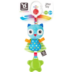 BENBAT Pluche Speelgoed Glitter Vriend Uil Voor Onderweg