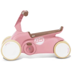 BERG Loopauto BERG GO² Retro Roze -Randwinkel Voor Kinderen berg loopauto berg go retro roze a306354 3