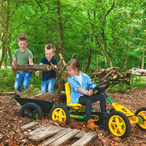BERG Skelter Buddy Blauw + Aanhangwagen L Blauw - Afbeelding 2