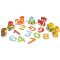 Bieco Verjaardagstrein Bos Dieren (zonder Kaarsen)