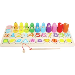 Bino Educatief Houten Kinderspel, 90 St.