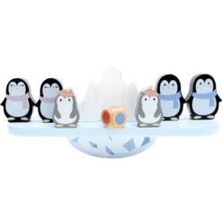 Bino Houten Evenwichtsspel, Pinguïns