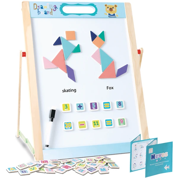 Bino Magnetisch Bord, Aan Beide Zijden Beschrijfbaar - Afbeelding 2