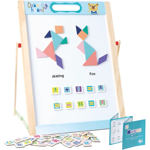 Bino Magnetisch Bord, Aan Beide Zijden Beschrijfbaar - Afbeelding 4