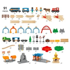 BRIO ® WORLD Smart Tech Sound Deluxe Set -Randwinkel Voor Kinderen brio world smart tech sound deluxe set a319658 3