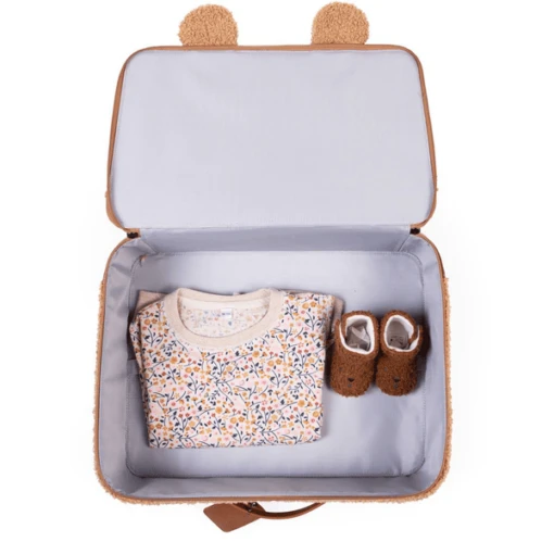 Childhome CHILD HOME Kinderkoffertje Mini Traveller Teddy Bruin - Afbeelding 5