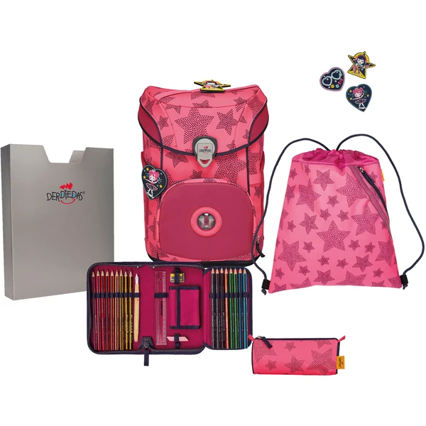 DerDieDas ® ErgoFlex Easy "Superflash" Neon Star, 5 Stuks.