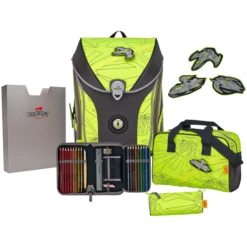 DerDieDas ® ErgoFlex MAX Exclusive SUPERFLASH - Neon Fighter, 5-delig.