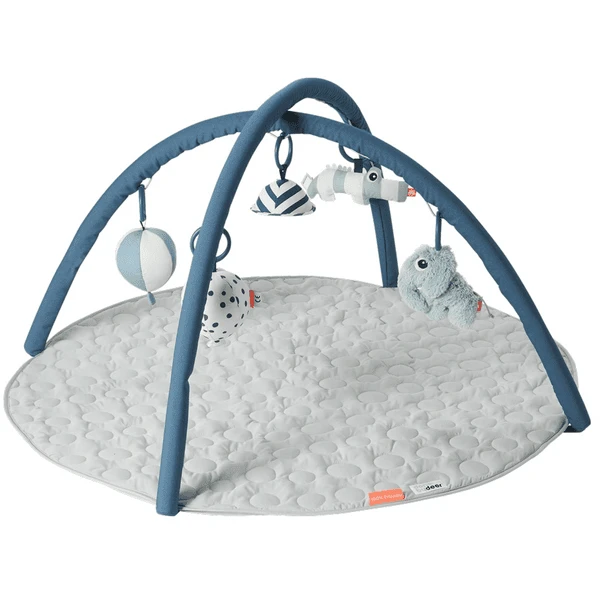 Done By Deer ™ Activity Speelstrik & Deken, Blauw - Afbeelding 3