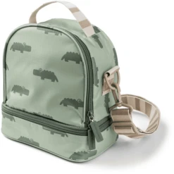 Done By Deer ™ Geïsoleerde Kinder Lunchtas Croco Groen