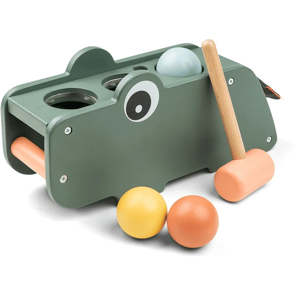 Done By Deer ™ Klopbank Croco Groen - Afbeelding 3