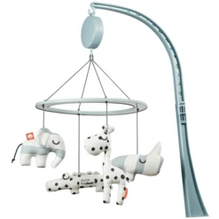 Done By Deer ™ Music Mobile Sleepy Met Spiegel, Blauw