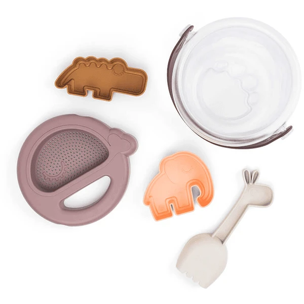 Done By Deer ™ Sand Speelgoed Set 5-delig. Hert Friends Roze Mix - Image 4