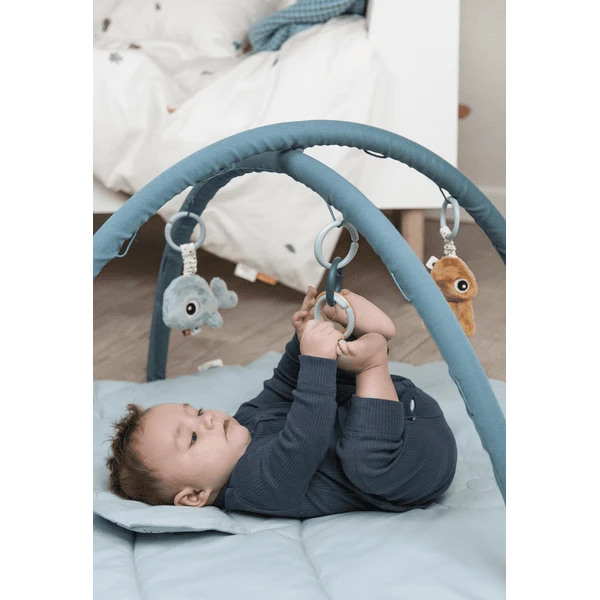 Done By Deer ™ Speelboog Met Kruipdeken Zee Friends - Blauw - Image 4