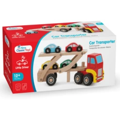 New Classic Toys® EITECH Autotransporter Incl. 4 Auto's -Randwinkel Voor Kinderen eitech autotransporter incl 4 autos a162280 2