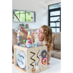 EverEarth Ever Earth ® 6 In 1 Animal Fun Activity Cube -Randwinkel Voor Kinderen ever earth 6 in 1 animal fun activity cube a415223 3