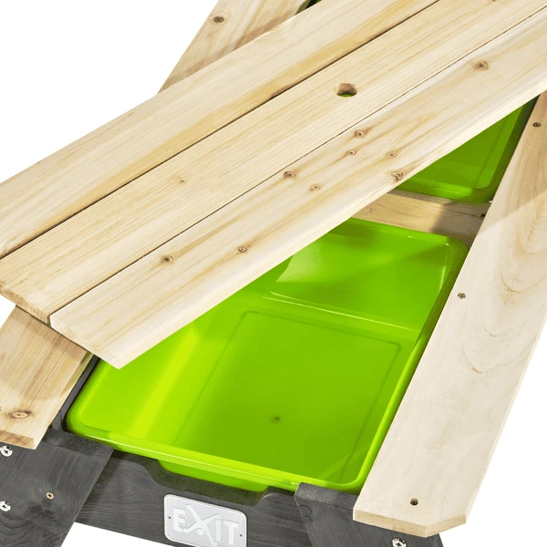 EXIT TOYS EXIT Aksent Zand-, Water- En Picknicktafel (2 Bankjes) Met Parasol En Tuingereedschap - Image 4