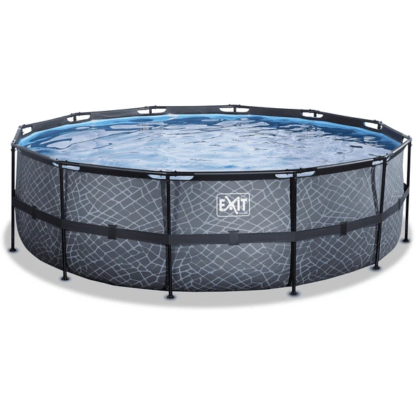 EXIT TOYS EXIT Frame Pool ø488x122cm (12v Filterpomp) - Grijs - Image 2