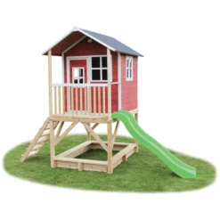 EXIT TOYS EXIT Loft 500 Houten Speelhuis - Rood