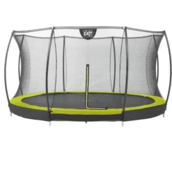 EXIT TOYS EXIT Silhouette Inground Trampoline ø366cm Met Veiligheidsnet - Groen
