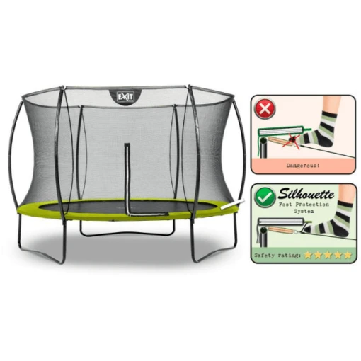 EXIT TOYS EXIT Silhouette Trampoline ø305cm - Groen - Afbeelding 2
