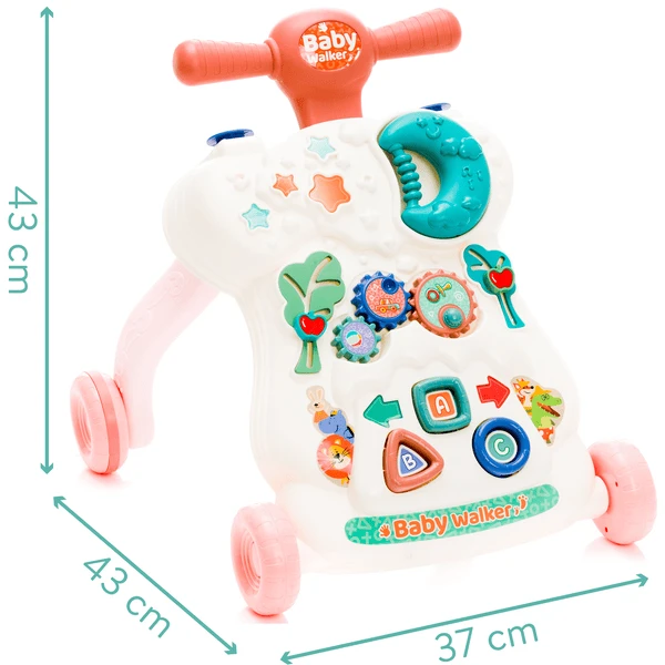 Fillikid Babywalker Loopstoeltje Oud Roze - Image 2