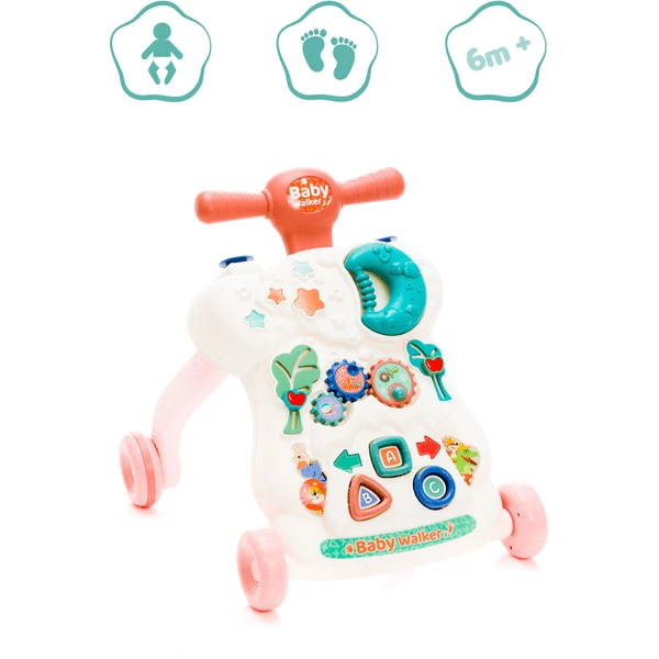 Fillikid Babywalker Loopstoeltje Oud Roze - Image 3