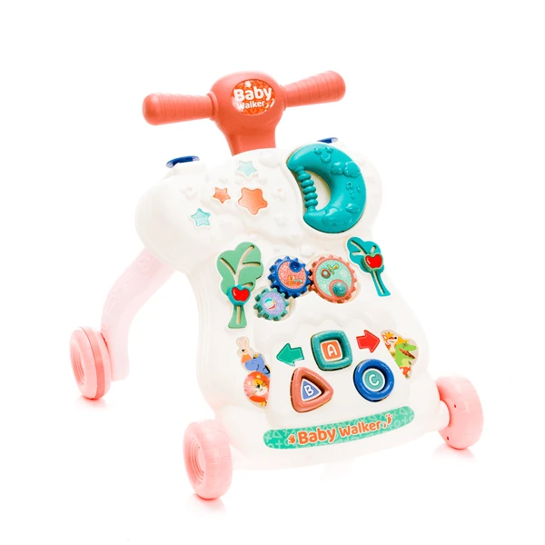 Fillikid Babywalker Loopstoeltje Oud Roze