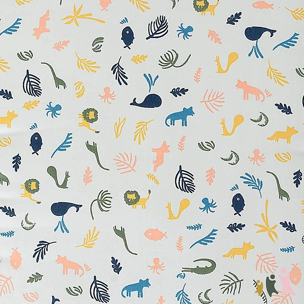 Geuther Speelmat Party Animals Green 75 X 95 Cm - Image 2