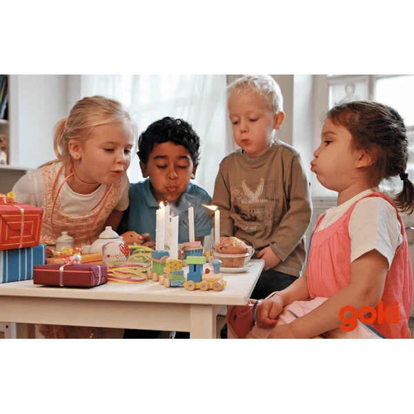 Goki Verjaardagstrein Locomotief Met 7 Wagons - Image 3