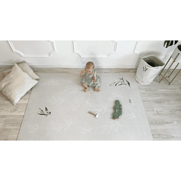 Gugu The Hero Natuurrubbermat PRIME Olive Tuin 118 X 180 Cm - Image 2