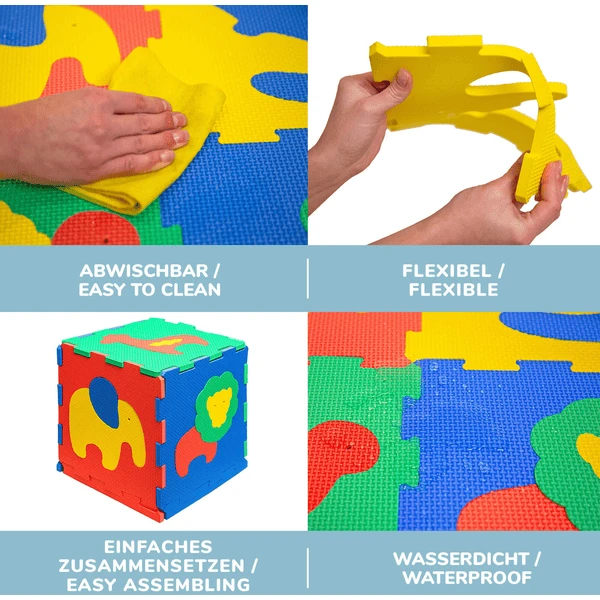 Hakuna Matte Puzzelmat Voor Baby's - Safari Dieren - Image 5