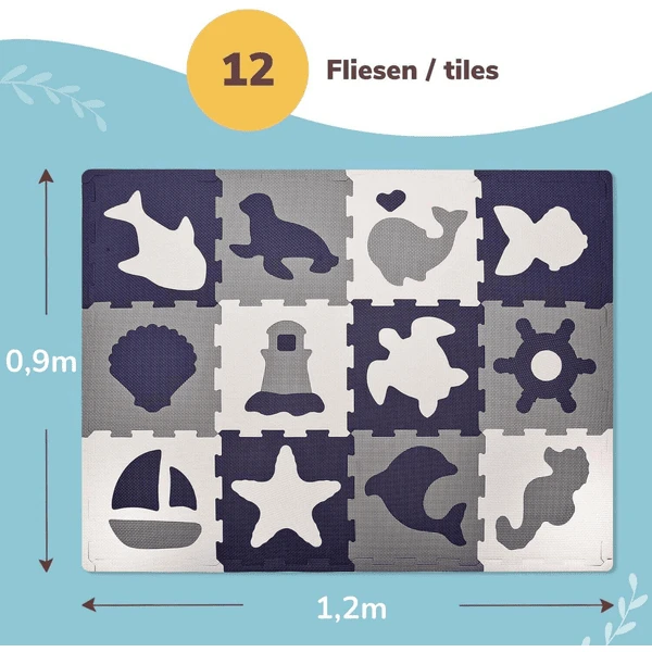 Hakuna Matte Puzzelmat - Zeewereld (120 X 90 Cm) - Image 2