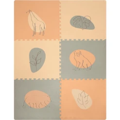 Hakuna Matte XXL Puzzelmat Voor Baby's - Jungle Sunset