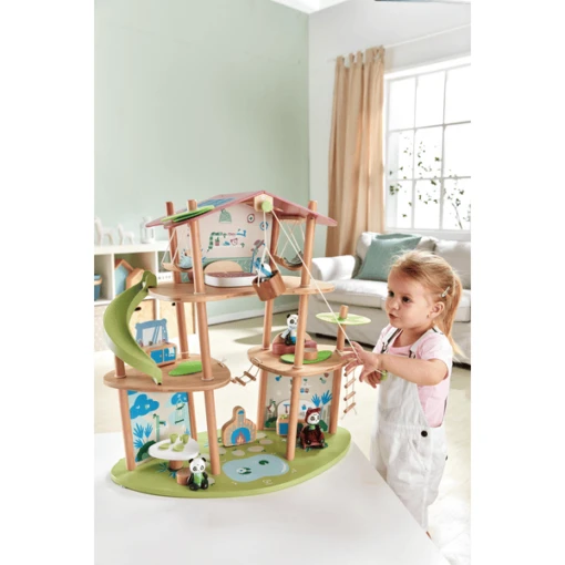 Hape Het Bamboehuis Van Panda's - Green Planet Explore Rs - Afbeelding 2