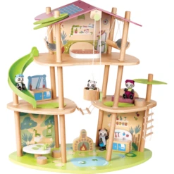 Hape Het Bamboehuis Van Panda's - Green Planet Explore Rs -Randwinkel Voor Kinderen hape het bamboehuis van pandas green planet explore rs a391196 2