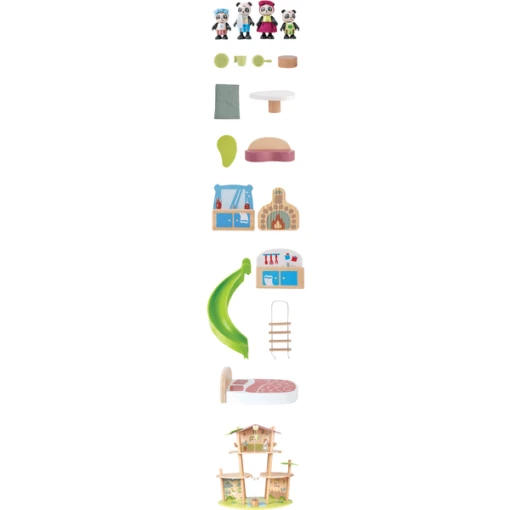 Hape Het Bamboehuis Van Panda's - Green Planet Explore Rs - Afbeelding 4