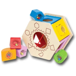 HAPE Sorteerbox Shake & Match 7-delig. -Randwinkel Voor Kinderen hape sorteerbox shake match 7 delig a038616 1