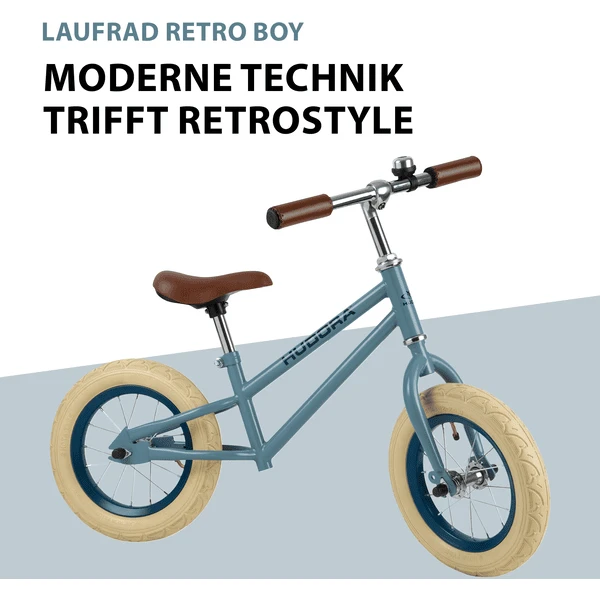 HUDORA ® Retro Boy Loopwiel, Blauw - Image 4
