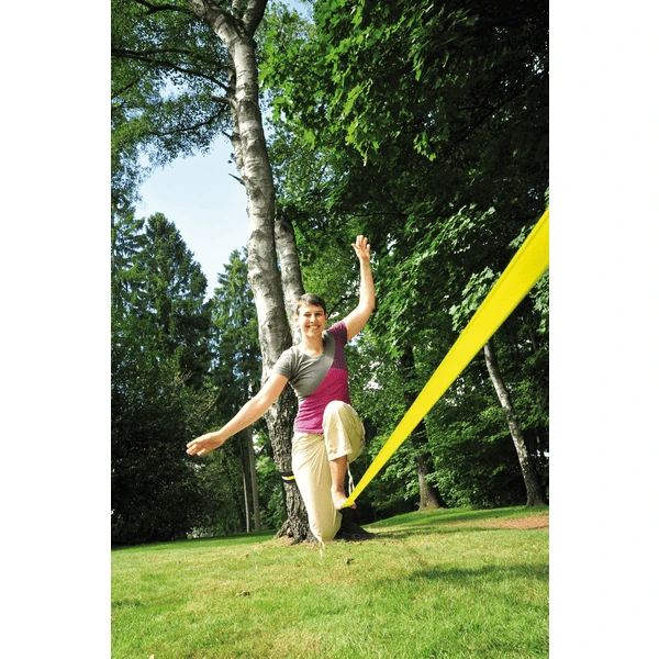 HUDORA Slackline Met Boombescherming 76656 - Afbeelding 2
