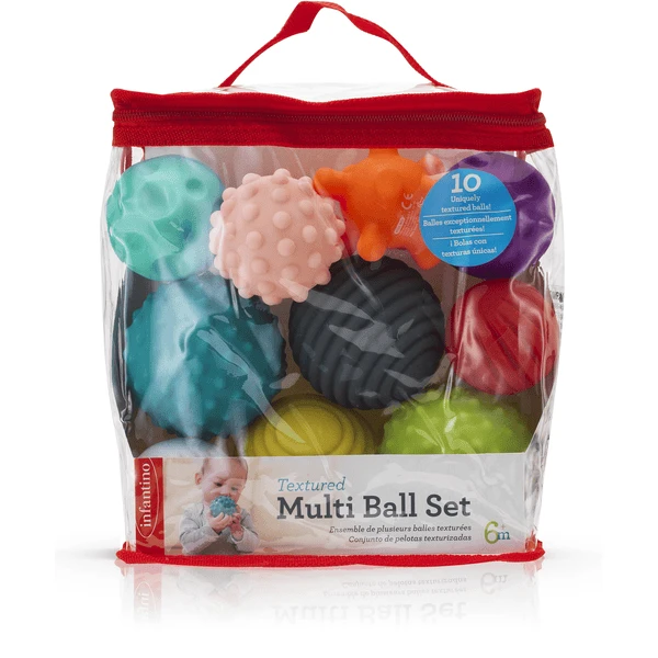 Infantino Sensory 10 Ballen Speelkogelset - Afbeelding 5