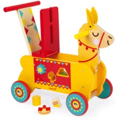 Janod® Loopkar Lama Met Spel